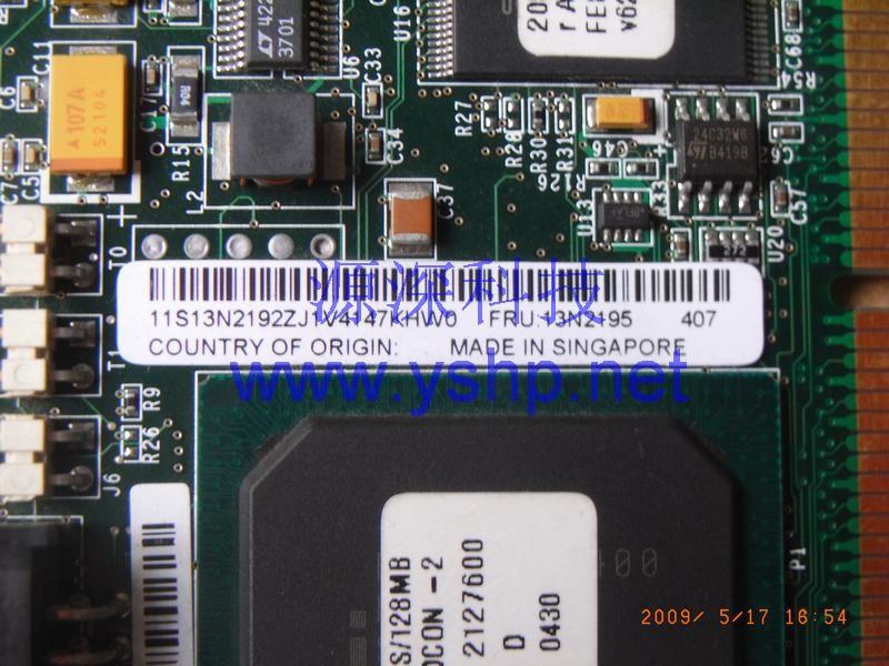 上海源深科技 上海 IBM 服务器阵列卡 ServeRAID 6i+ 阵列卡 IBM raid卡 13N2195 高清图片