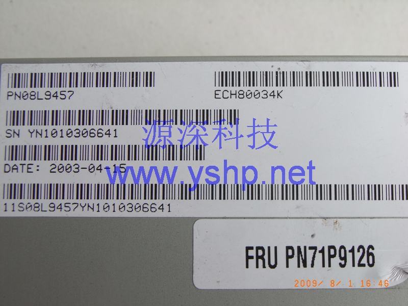 上海源深科技 上海 IBM LTO1内置磁带机  IBM磁带机 LTO1 100G/200G 71P9126 08L9457 高清图片
