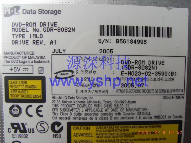 上海源深科技 上海 IBM 服务器光驱 DVD-ROM 超薄DVD光驱 专用光驱 24P3639 24P3638 高清图片