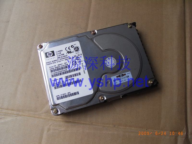 上海源深科技 上海 HP ProLiant DL380G4服务器硬盘 36G HP DL380 G4 SCSI硬盘 36.4G 10K U320 306637-001 271837-003 高清图片