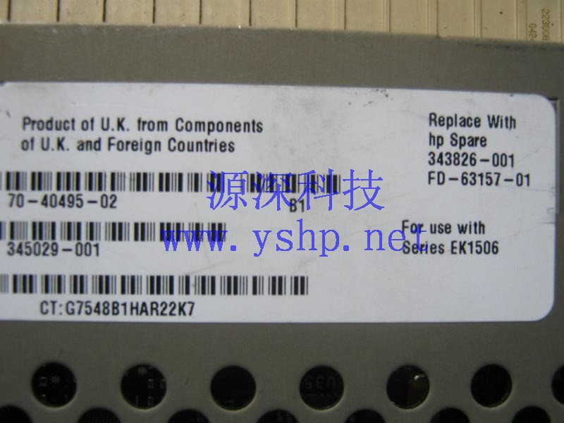 上海源深科技 上海 HP MSA500 Ultra320 SCSI控制器 345029-001 343826-001 高清图片