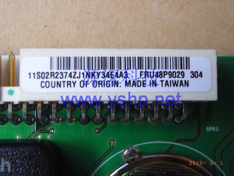上海源深科技 上海 IBM X345服务器开关  X345开关板 光通路诊断器 48P9029 02R2374 高清图片