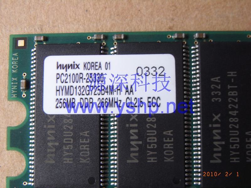 上海源深科技 上海 IBM X345服务器内存  X345内存 256M PC-2100R 09N4306 38L4029 高清图片