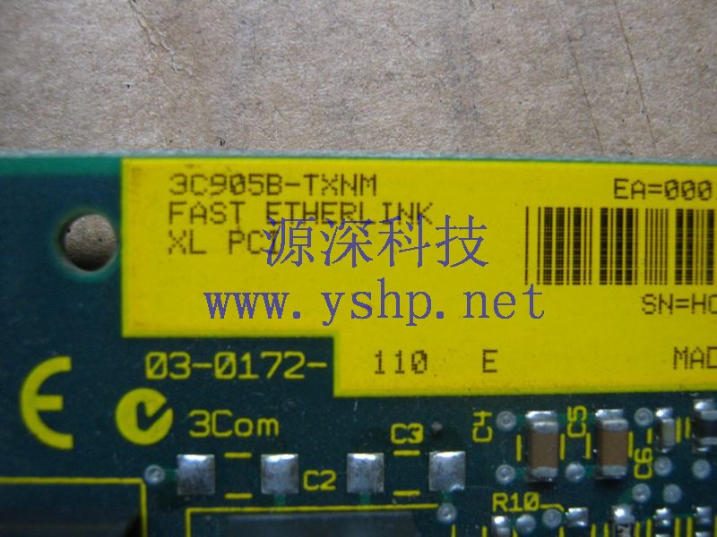 上海源深科技 上海 服务器网卡 3COM PCI 10M 100M 3C905B-TXNM 网卡 高清图片