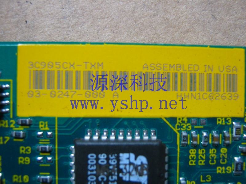 上海源深科技 上海 服务器网卡 3COM PCI 10M 100M 3C905CX-TXM 网卡 高清图片