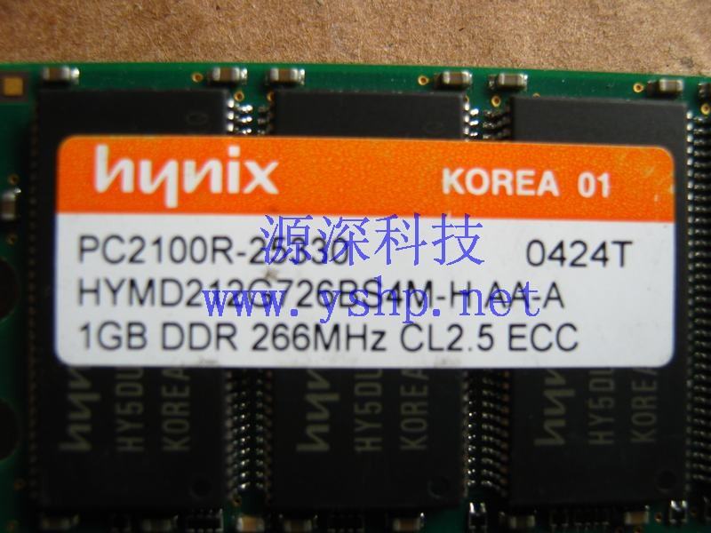 上海源深科技 上海 HYNIX 服务器 内存 1G DDR 266 PC2100R ECC REG 高清图片