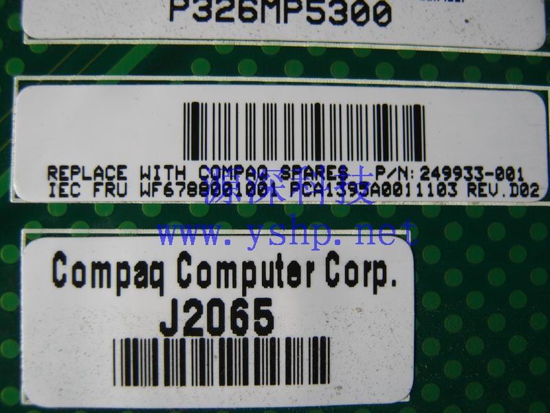 上海源深科技 上海 HP ML350G2 服务器 SCSI卡 350G2 显卡 网卡 249933-001 高清图片