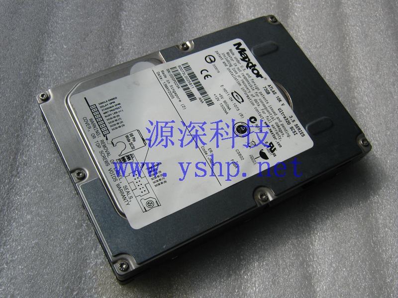 上海源深科技 上海 Maxtor 迈拓 服务器 SCSI硬盘 73G 热插拔  ATLAS 10K V 3.5 高清图片