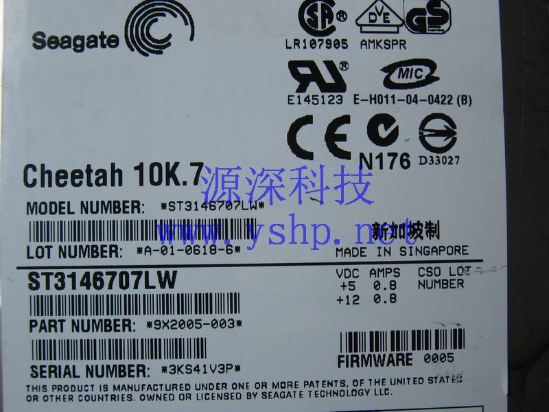 上海源深科技 上海 希捷 ST 服务器 146G 硬盘 3.5 68针 SCSI 10K.7 ST3146707LW 高清图片