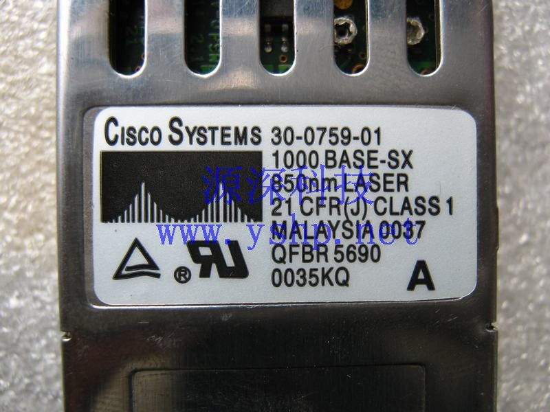 上海源深科技 上海 Cisco 思科 30-0759-01 1000BASE-SX GBIC 850NM 光纤模块 高清图片