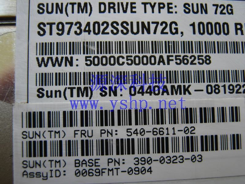 上海源深科技 上海 SUN 原装 X4100 M2 服务器 硬盘 2.5 SAS 72G 10K ST973402SSUN72G 高清图片