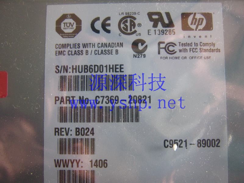 上海源深科技 上海 HP 原装 全新 LTO1 100/200G LVD 内置磁带机 C7369-20821 高清图片