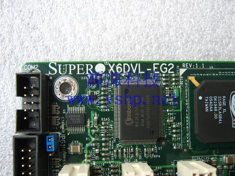 上海源深科技 上海 超微 SUPERmicro X6DVL EG2 服务器 至强 XEON 604 主板 高清图片