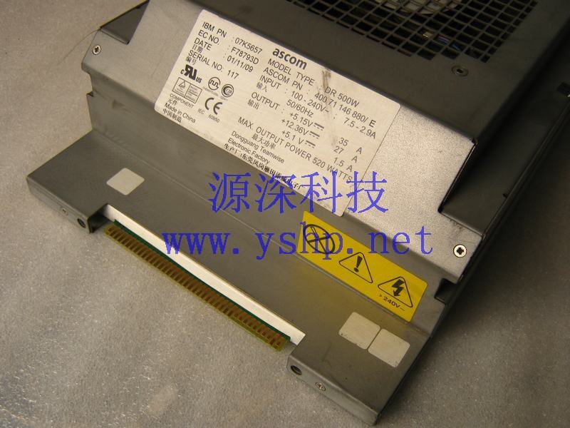 上海源深科技 上海 IBM 原装 EXP400 存储 磁盘柜 电源 07K5657 07K8051 高清图片