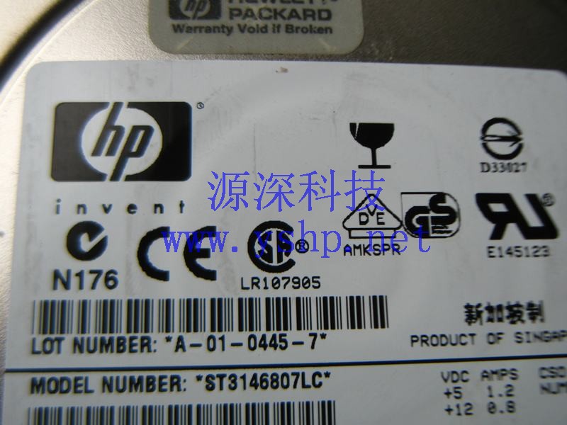 上海源深科技 上海 HP 原装 DS系列硬盘 146G SCSI 10K A7287-69002 A7287A 64201  高清图片