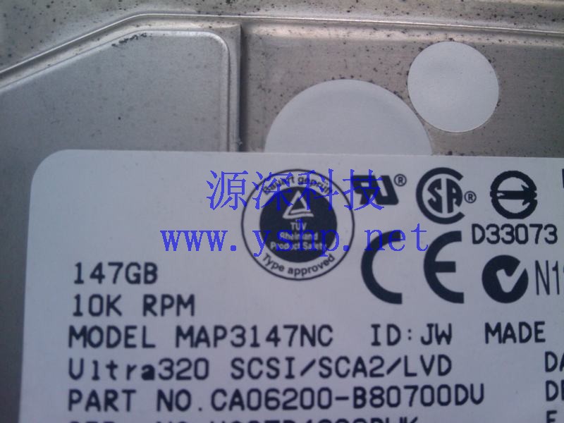 上海源深科技 上海 DELL PowerEdge 2650 服务器硬盘 PE2650 147G SCSI K4402 高清图片