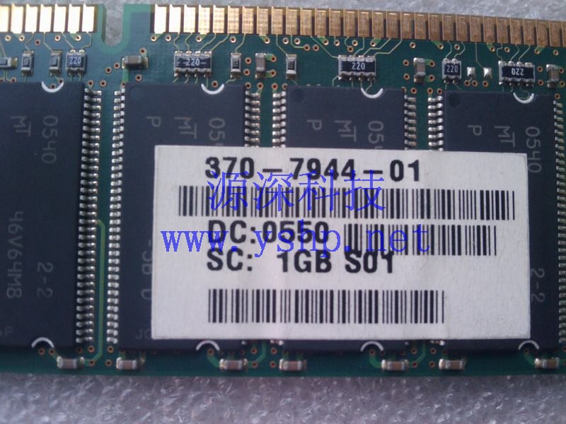 上海源深科技 上海 SUN 原装 DDR 400 ECC 内存 2G Memory 370-7944 高清图片