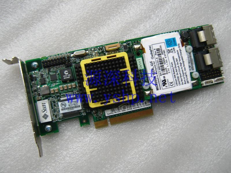 上海源深科技 上海 SUN 原装 PCI-E 8口 SAS阵列卡 带电池 375-3536 高清图片