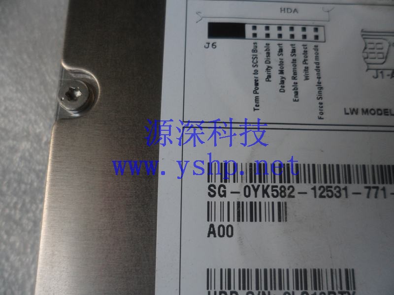 上海源深科技 上海 DELL 原装 73G SCSI 服务器 15K.5 硬盘 ST373455LC YK582 高清图片