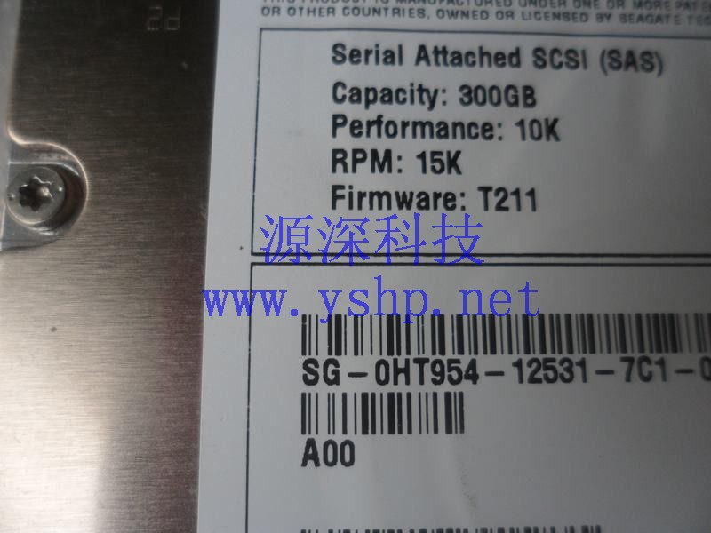 上海源深科技 上海 DELL 原装 300G SAS服务器 15K 硬盘 ST3300555SS HT954 高清图片