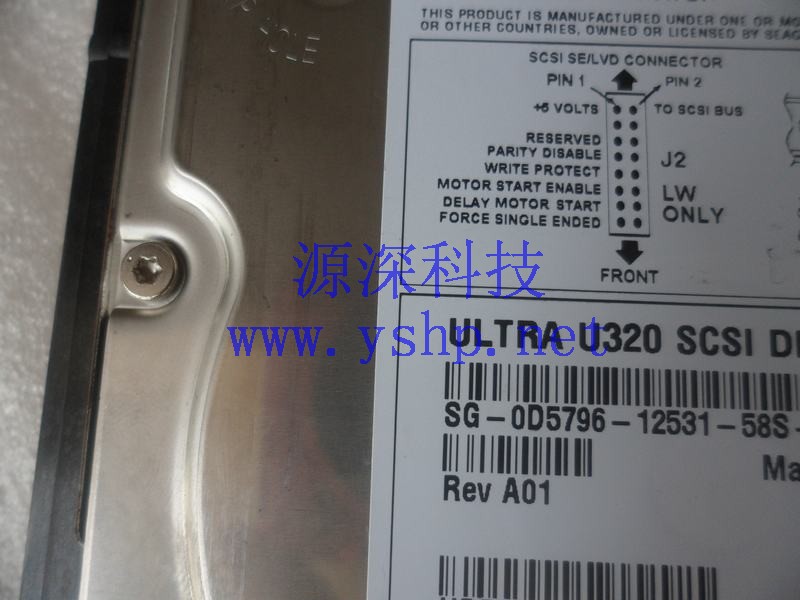 上海源深科技 上海 DELL 原装 服务器 300G 10K SCSI硬盘 ST3300007LC D5796 高清图片