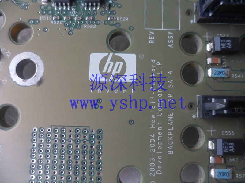 上海源深科技 上海 HP 原装 MSA20 SAS/SATA硬盘背板 361740-001 高清图片