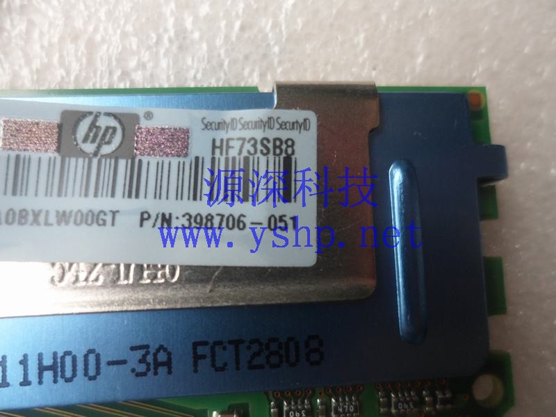 上海源深科技 上海 HP 原装 DL160G5服务器内存 1G ECC REG 398706-051 高清图片