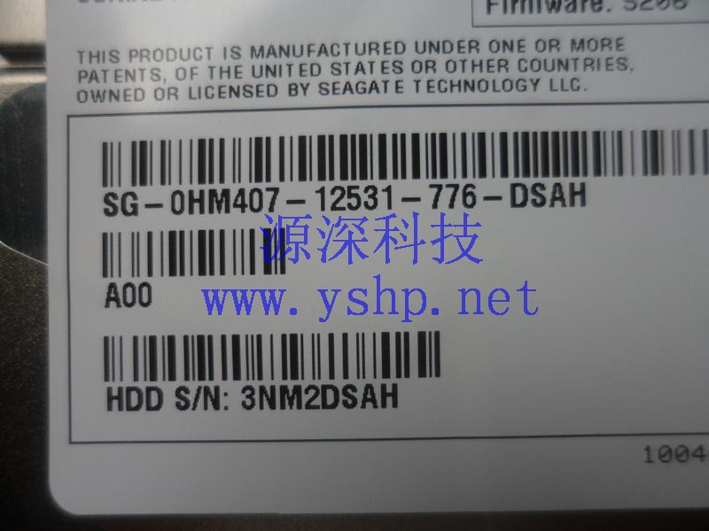 上海源深科技 上海 DELL 原装 146G 10K SAS服务器硬盘 ST9146802SS 9F6066-041 HM407 高清图片