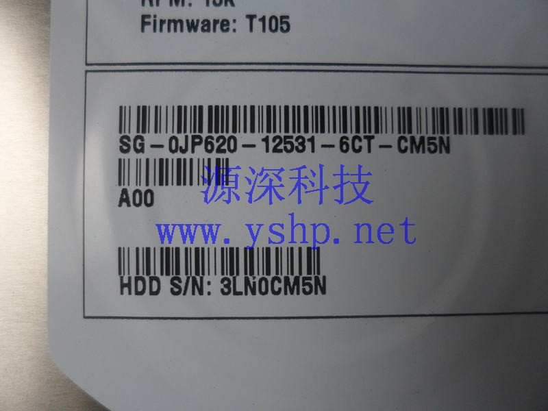 上海源深科技 上海 DELL 原装 146G SAS服务器硬盘 15K ST3146755SS JP620 高清图片