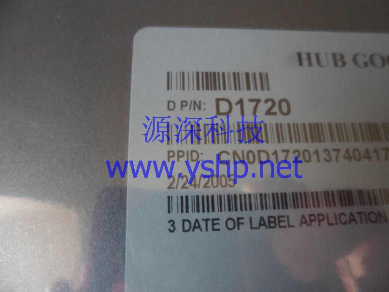 上海源深科技 上海 全新原装 DELL PowerEdge PE6600服务器电源接口模块 D1720 高清图片