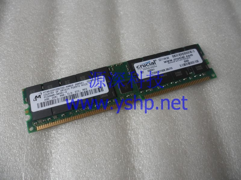 上海源深科技 上海 SUN 原装 JAVA W1100Z 2GB Crucial DDR 400 ECC REG 内存 高清图片