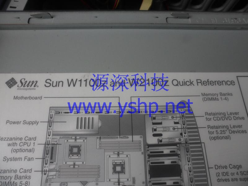 上海源深科技 上海 SUN JAVA W1100Z 工作站整机 80G硬盘 4G内存 FX500显卡  高清图片