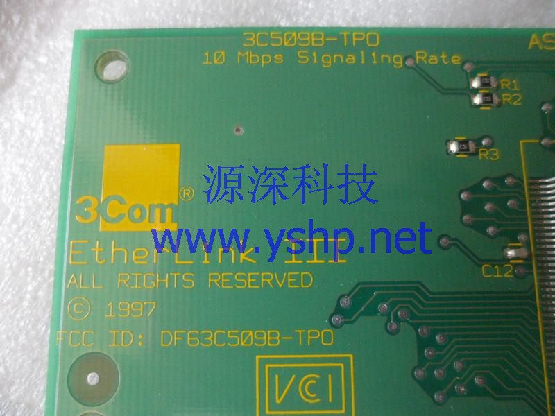 上海源深科技 上海 工控机专用网卡 3COM EtherLink III ISA网卡 3C509B-TPO 高清图片