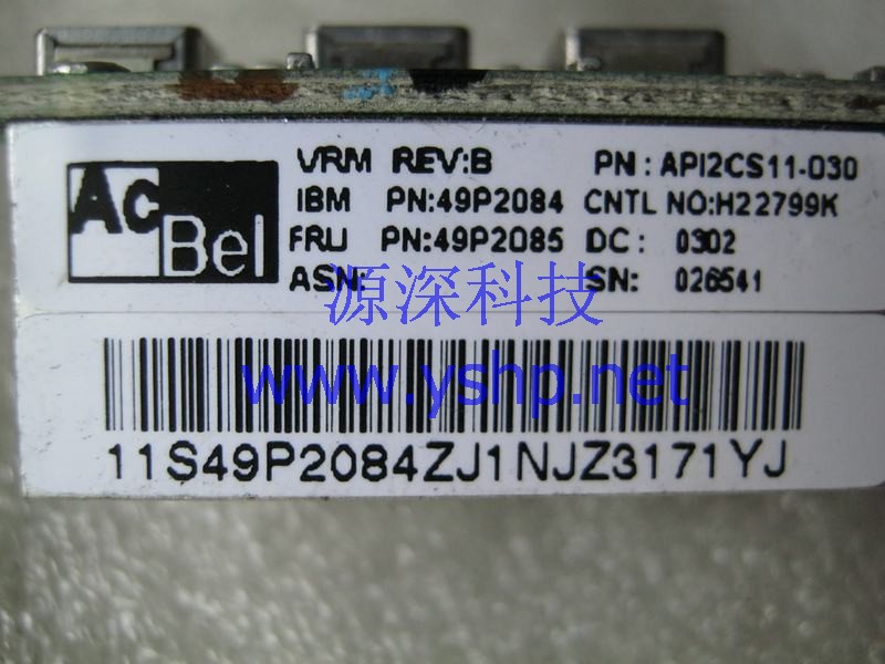 上海源深科技 上海 IBM X335 2145 服务器 CPU 调压模块 VRM 49P2084 49P2085 高清图片