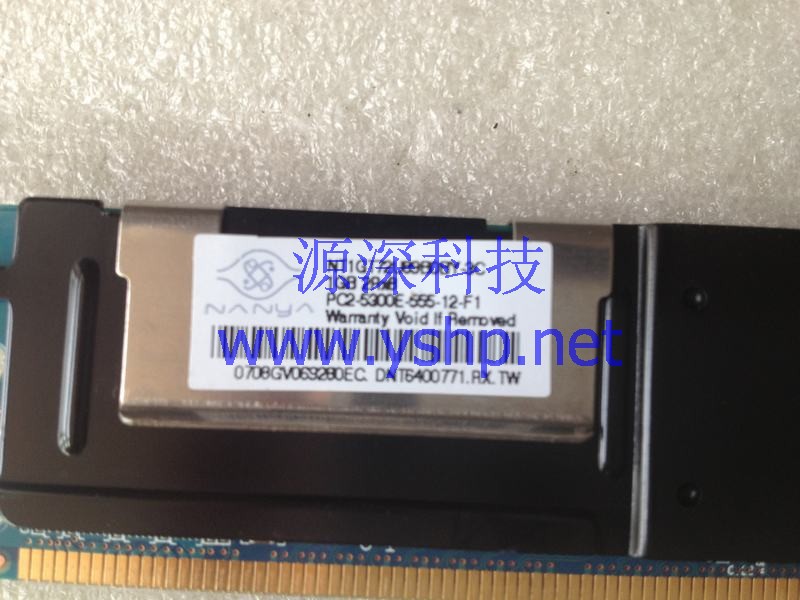 上海源深科技 上海 服务器 内存 单条1G 纯ECC DDR2 667 PC2-5300E 高清图片