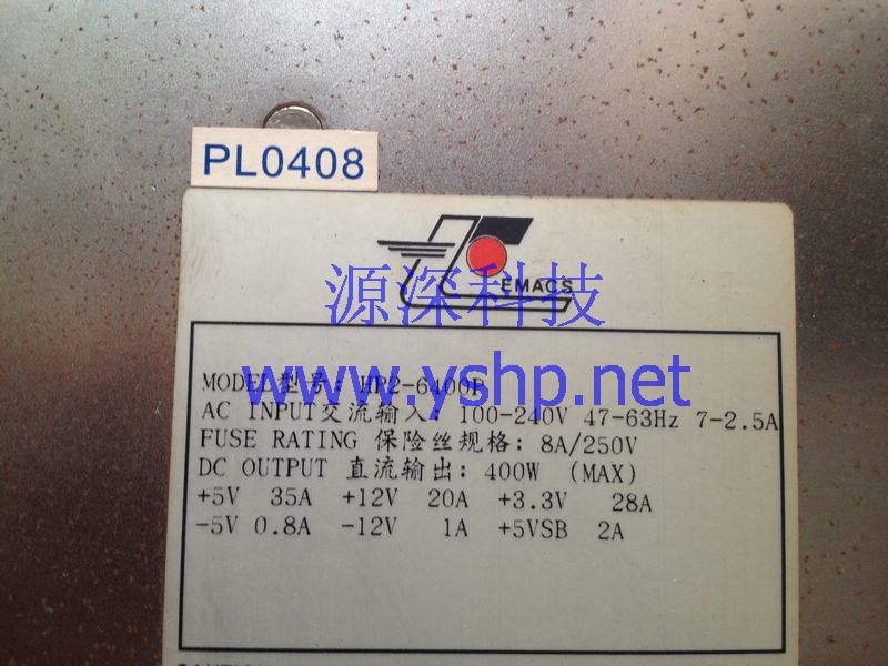上海源深科技 上海 EMACS ZIPPY 服务器 冷电源 HP2-6400P 高清图片