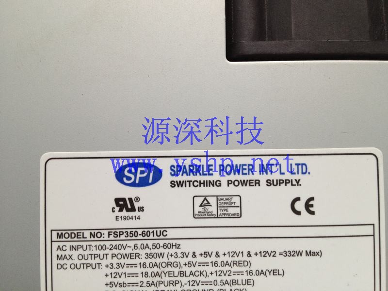 上海源深科技 上海 全汉 SPI FSP350-601UC 网络设备 服务器电源 高清图片