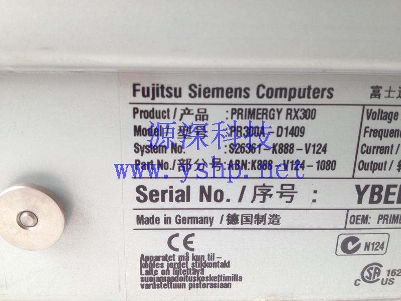 上海源深科技 上海 Fujitsu Siemens Primergy RX300服务器整机 PR300A-D1409 高清图片
