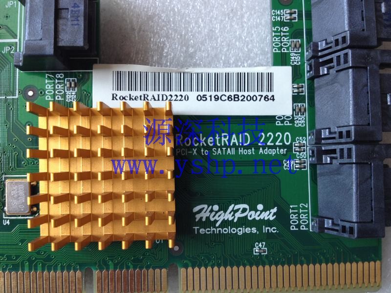 上海源深科技 上海 HighPoint RocketRAID 2220 PCI-X SATAII阵列卡 高清图片