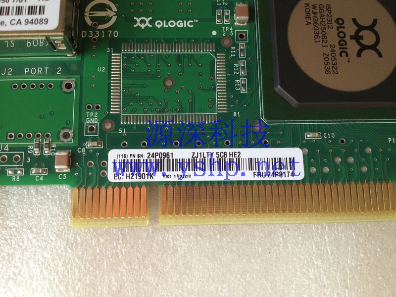上海源深科技 上海 IBM X366服务器 PCI-X 2GB HBA卡 QLA2340 24P0961 24P8174 高清图片