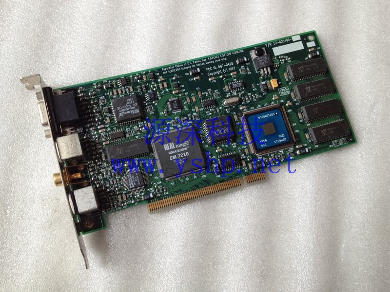 上海源深科技 上海 Real Magic PCI Video Graphic Card SIGMA Designs EM 7210 53-000499 VM47A-1121-0697  高清图片