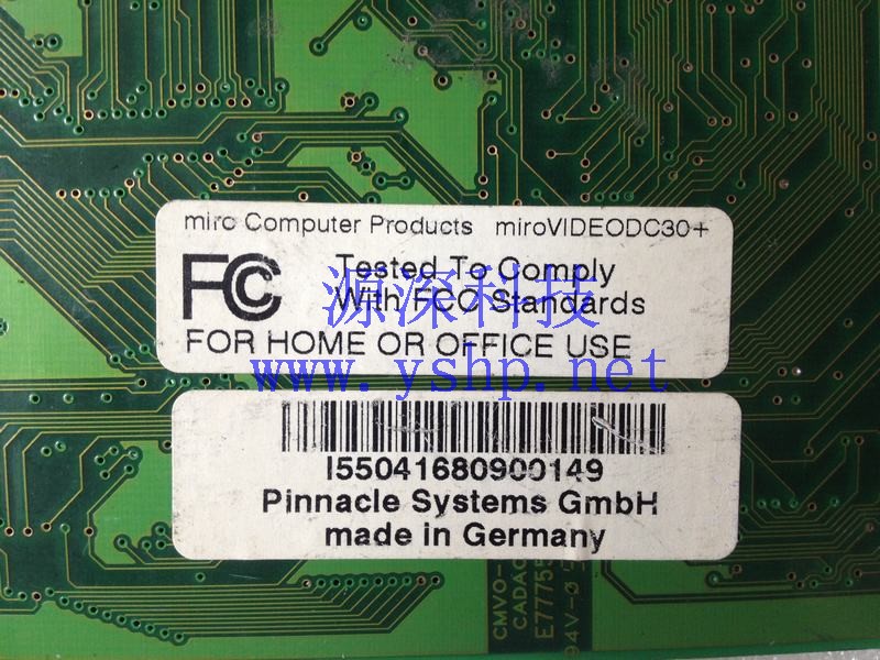 上海源深科技 上海 Pinnacle systems GmbH miroVIDEODC30+ 601694-6.0 视频采集卡 高清图片