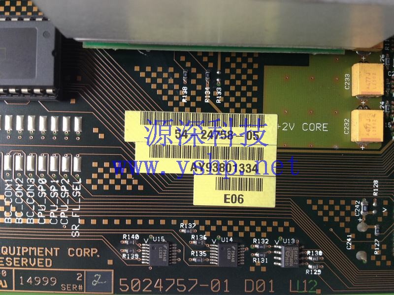 上海源深科技 上海 HP COMPAQ DS20 DS20E 500MHz CPU模块 54-24758-05  5024757-01  21-49643-S7 高清图片