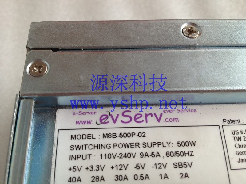 上海源深科技 上海 曙光服务器 M8B-500P-02 500W DS-3160 磁盘柜电源 高清图片
