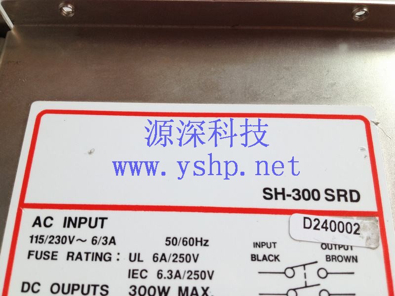 上海源深科技 上海 服务器 网络设备 磁盘阵列 SH-300 SRD 电源模块 高清图片
