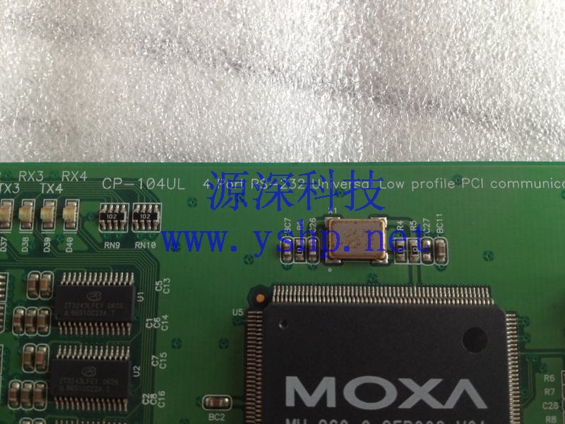上海源深科技 上海 摩莎 MOXA CP-104UL V2 4口 Port RS-232 PCI串口卡 高清图片