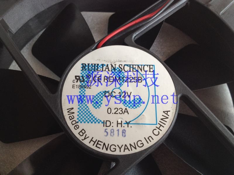 上海源深科技 上海 工控机 专用工业设备风扇 RDM1225B DC12V 0.23A 高清图片