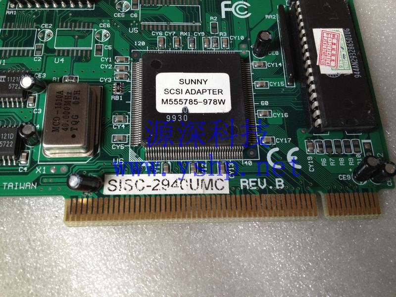 上海源深科技 上海 PCI接口SCSI卡 M555785-978W SISC-2940UMC REV.B 高清图片