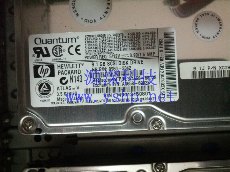上海源深科技 上海 HP LVD SCSI-3硬盘 9.1G 0950-3342 A1658-60028 高清图片