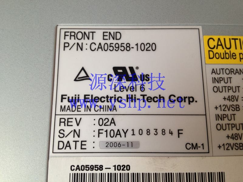 上海源深科技 上海 FUJITSU PRIMEPOWER PP650小型机电源 CA05958-1020 高清图片